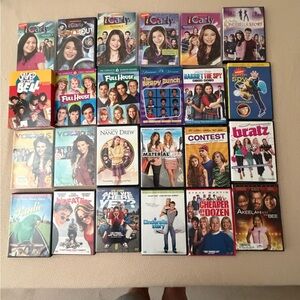 Lot of 24 Family & Teen DVD Movies - Assorted Covers